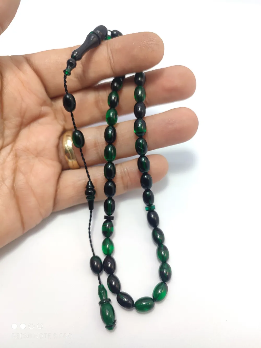 Darabacı Abdullah Usta Eseri̇ El Boy 3 Kat Ci̇lalı Sıkma Kehri̇bar küçük resim 5