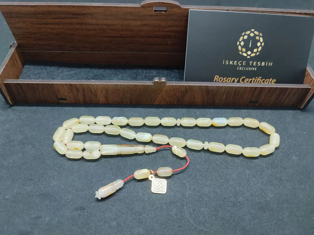 Ahşap Kutulu İskeçeli̇ Cemi̇l Usta Esri̇ 9.50 Gr. Rus Kaya Damla küçük resim 3