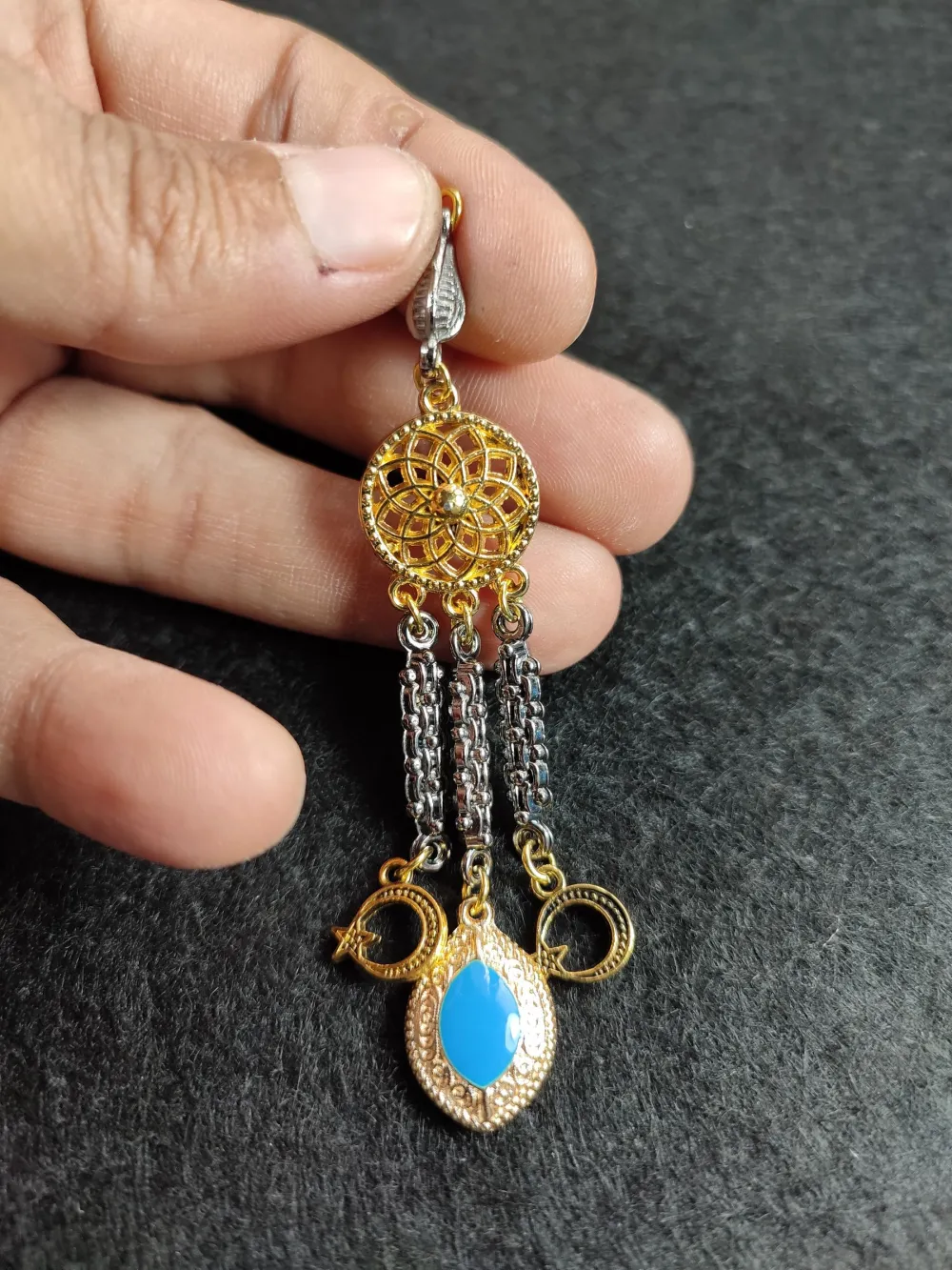 Alman Gümüş Tesbi̇h Püskülü küçük resim 2