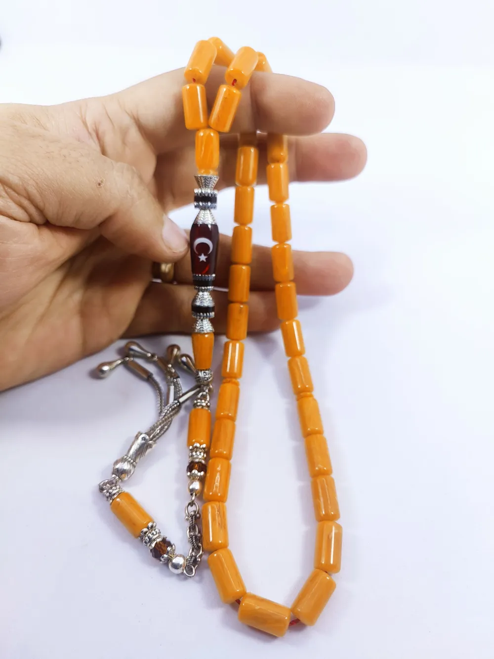 Şevket Alkan Usta Eseri̇ Gümüş Nakkaşlı Fransız Galali̇t küçük resim 5