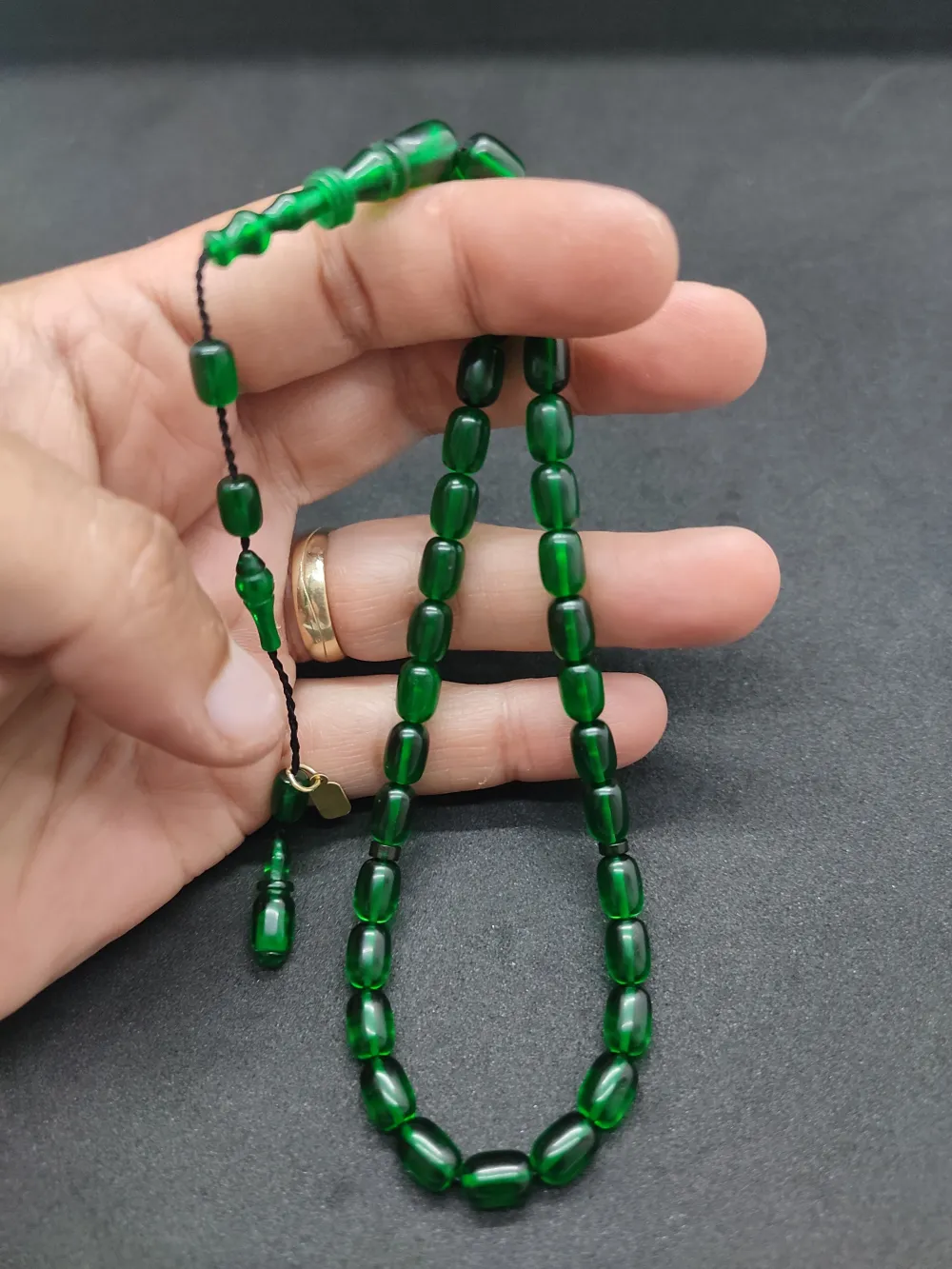 Furkan Gül Usta Eseri̇ El Boy İmame Halkalı Ateş-İ Kehri̇bar