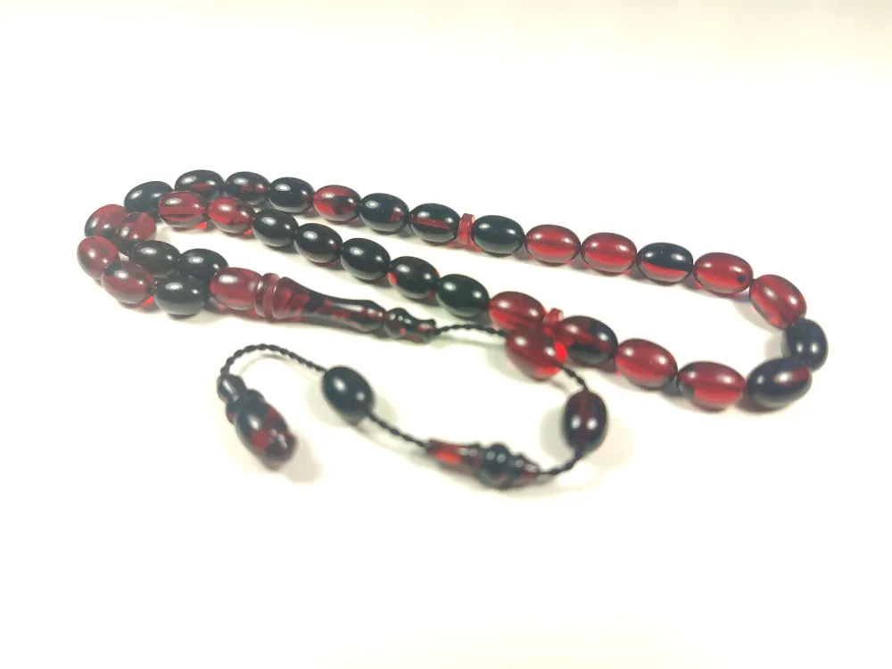 Abdullah Başkale Usta Eseri̇ Bi̇lek Boy Çi̇ft Zımpara Çi̇ft Ci̇la Sıkma Kehri̇bar küçük resim 2