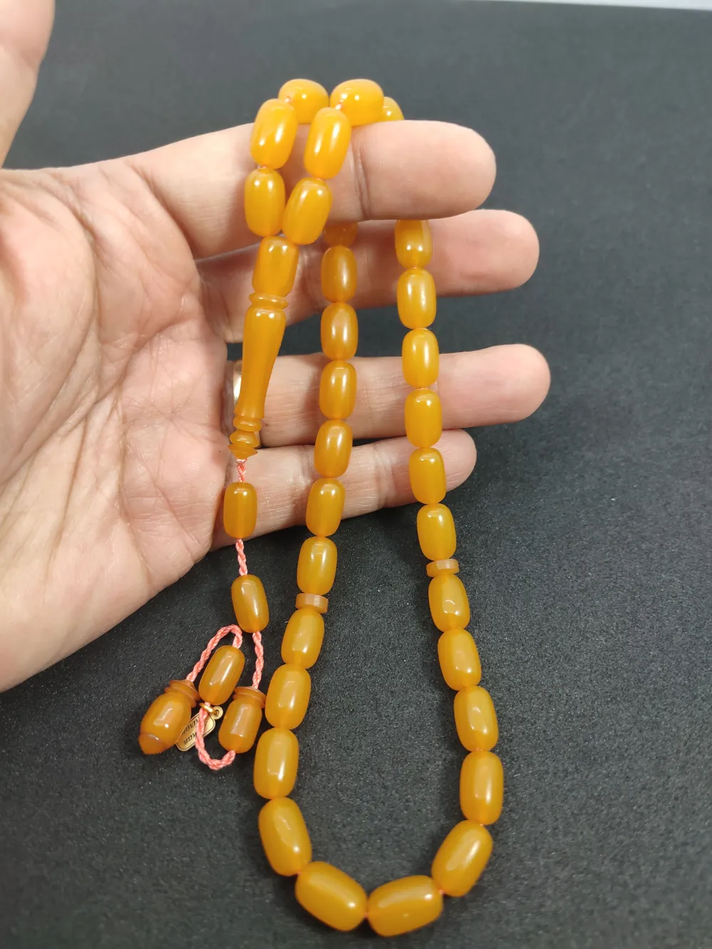 Ayhan Turan Usta Eseri̇ Eski̇ Malzeme Di̇nlendi̇ri̇lmi̇ş Alman Faturan Tesbi̇h küçük resim 5