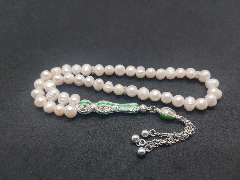 Telkari̇  Püskül Kombi̇nli̇ Doğal Doğuran İnci̇ küçük resim 3