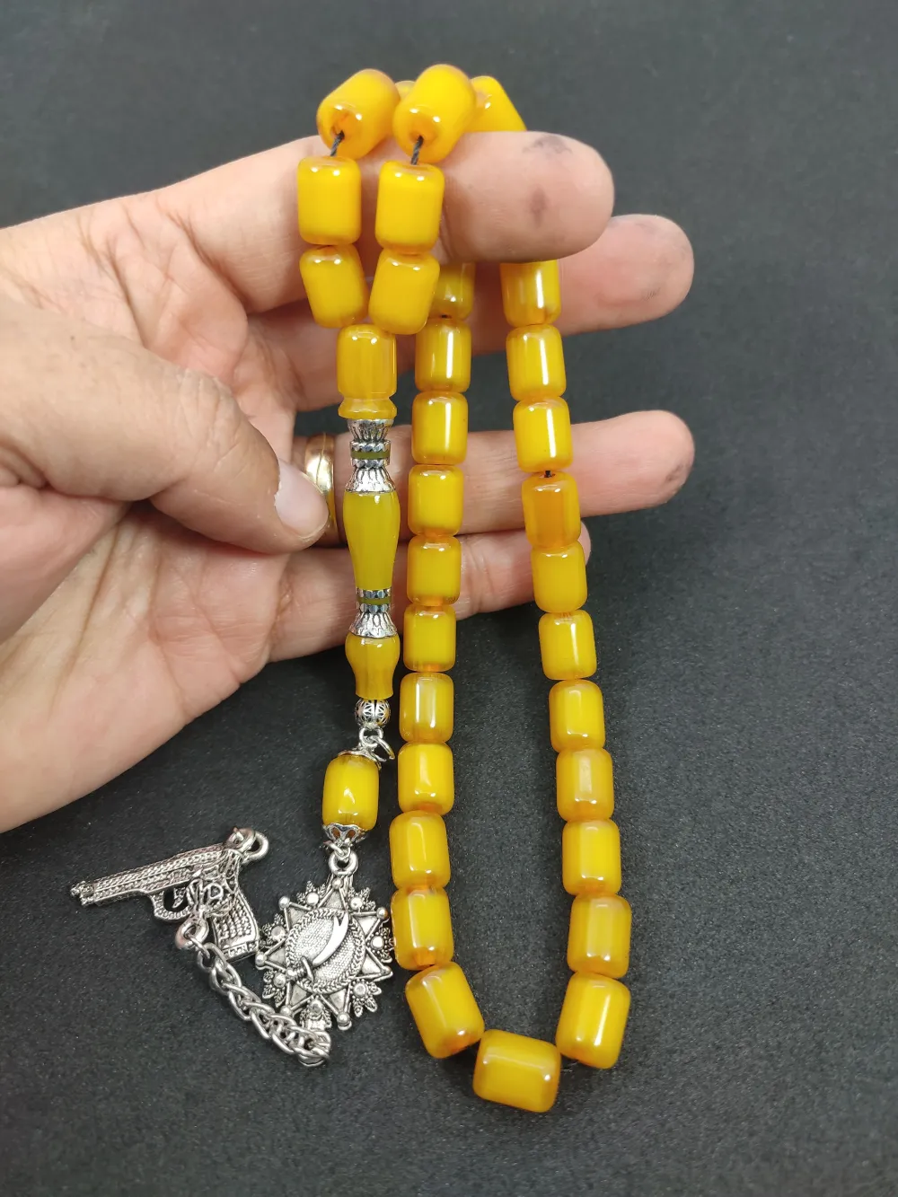 Zeyn Usta Eseri̇ 925 Ayar Gümüş Nakkaş  Alman Faturan küçük resim 5