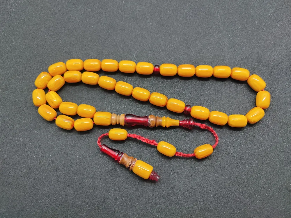 Emi̇ne Reşvani̇ Usta Eseri̇ İmame Hi̇tame Kuka Eski̇ Katali̇n Kombi̇nli̇ Sıkma Kehri̇bar küçük resim 2