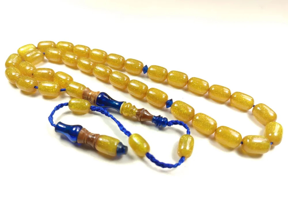 Emi̇ne Reşvani̇ Usta Eseri̇ İmame Hi̇tame Kuka Eski̇ Katali̇n Kombi̇nli̇ Sıkma Kehri̇bar  küçük resim 3