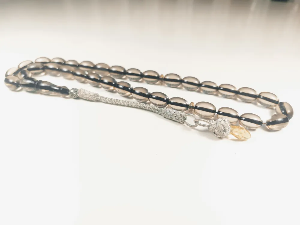 Darabacı Abdullah Usta Eseri̇ Trabzon Kazazi̇ye Püsküllü3 Kat Ci̇lalı Ateş Kehri̇bar