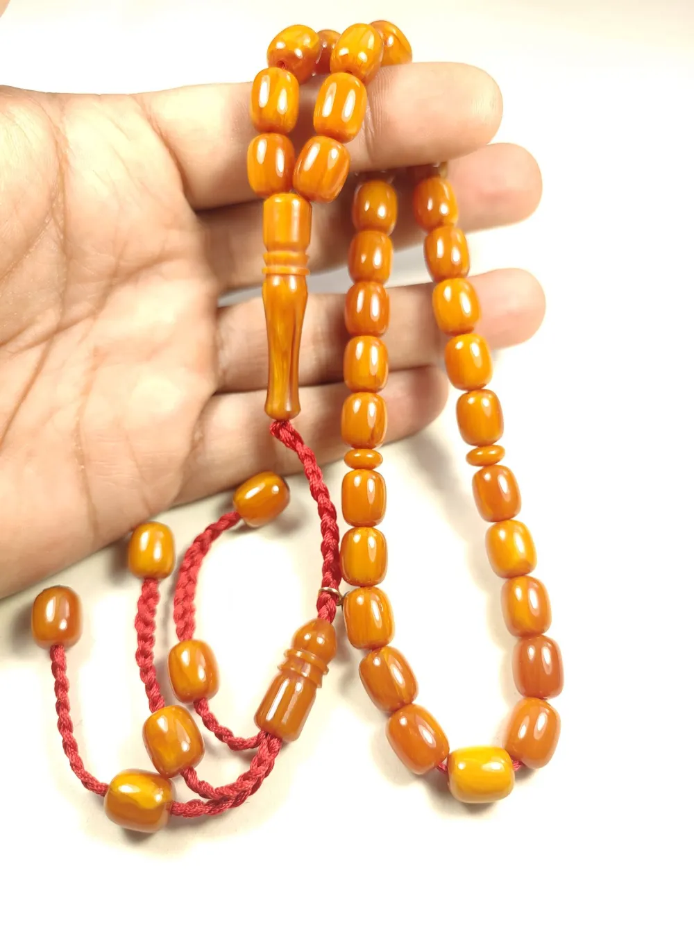 Mehmet Mercan Usta İmzalı Zaza  Model Sıkma Kehri̇bar küçük resim 4