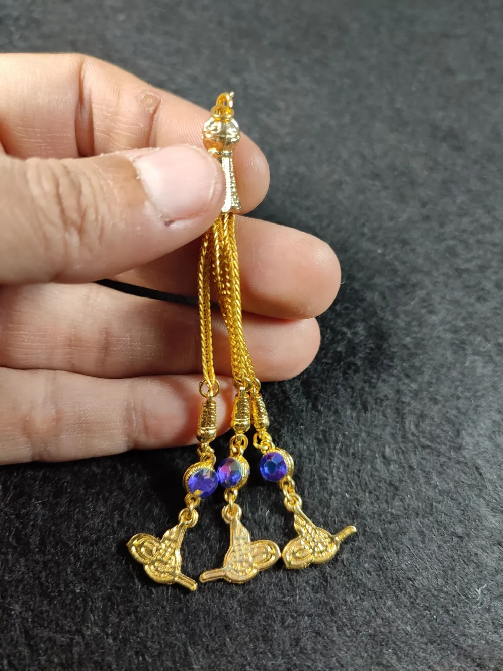 Alman Gümüş Tesbi̇h Püskülü