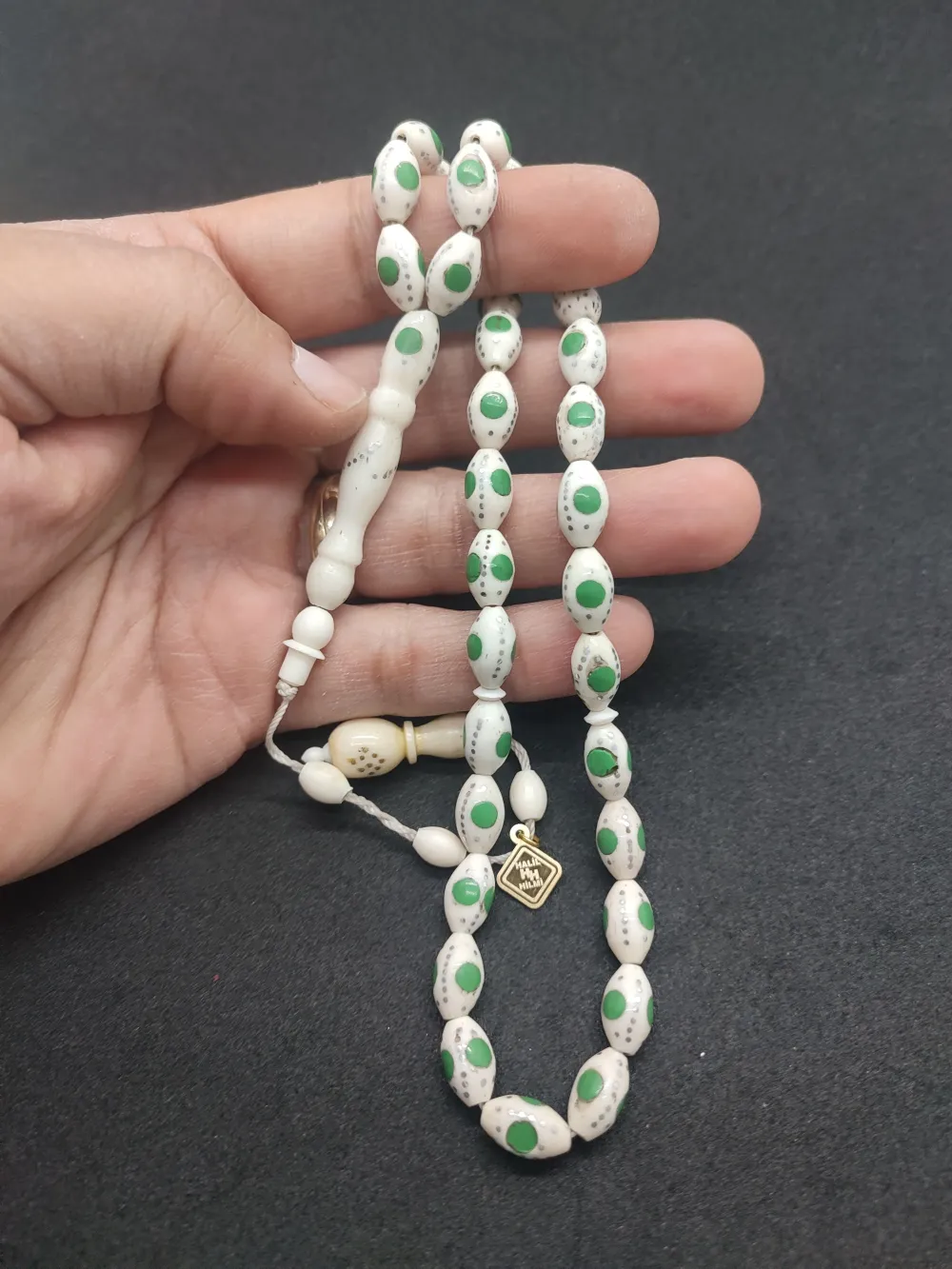 İskeçeli̇ Cemi̇l Usta Eseri̇ Bronz Çakımlı Mi̇neli̇  Deve Kemi̇ği̇ küçük resim 5