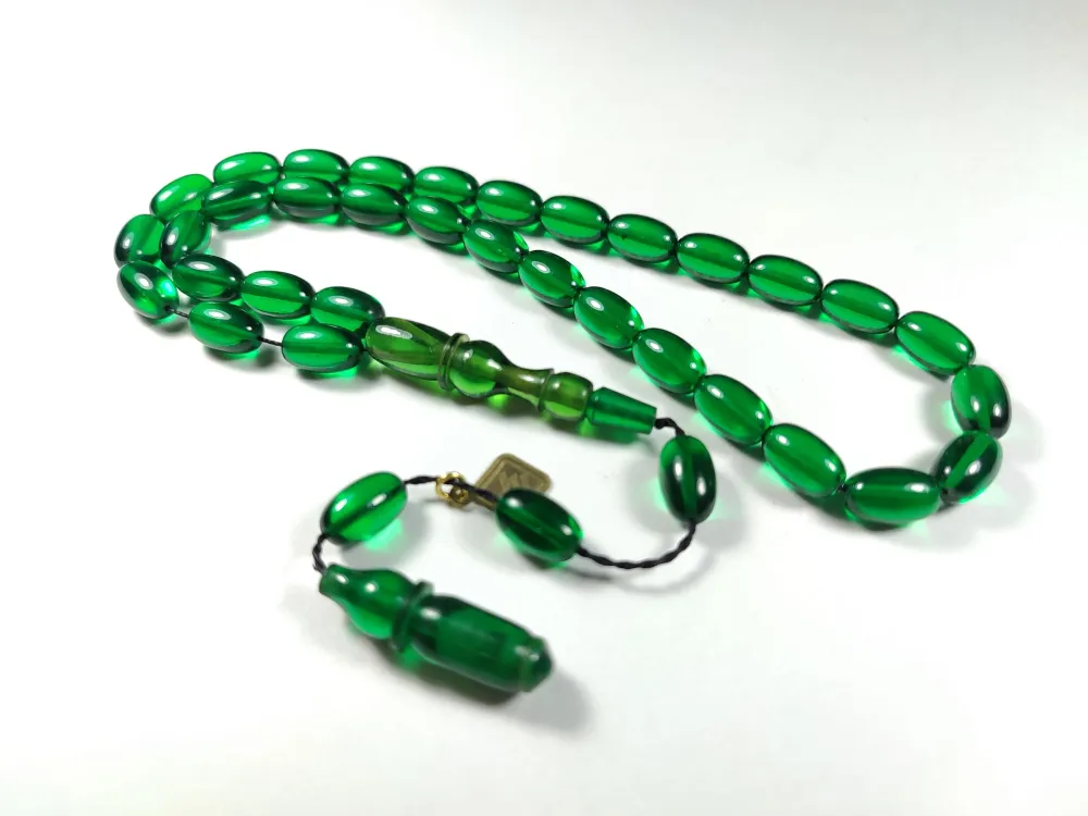 İskeçeli̇ Cemi̇l Usta İşi̇ İmzalı Sıkma Kehri̇bar