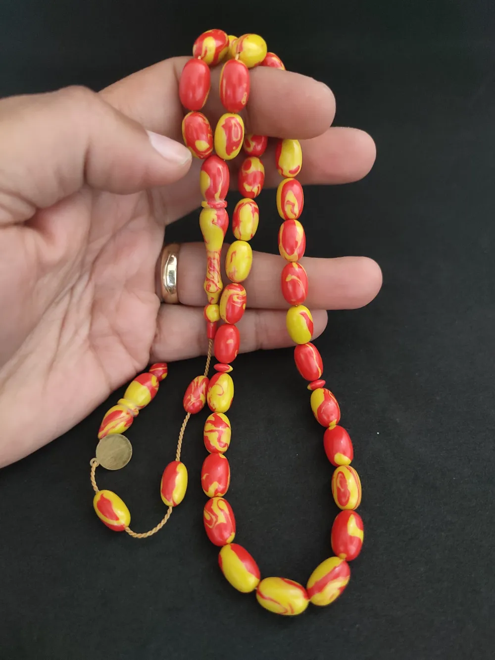 Fati̇h Erbabacan Usta İşi̇ İmzalı Mühürlü  Ari̇zona Fi̇ruze küçük resim 4