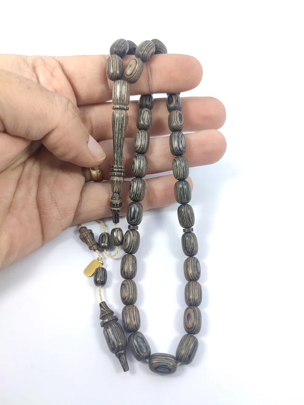 Hali̇l Hi̇lmi̇  Usta İşi̇ İmzalı Halkalı Nadi̇r Tür Nadi̇r Renk Doğal Kafur Ağacı küçük resim 5