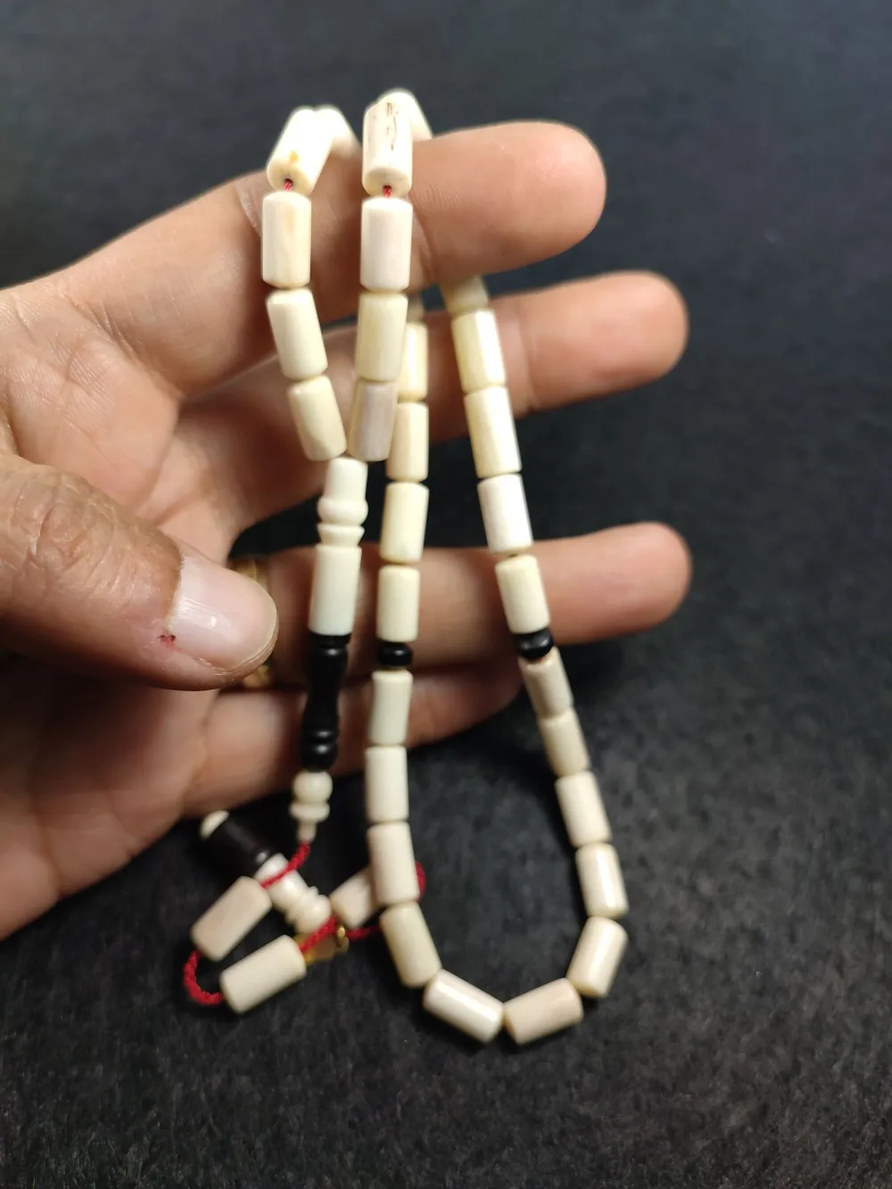 Furkan Gül Usta İşi̇  İmzalı Abanoz Kombi̇nli̇  Bali̇na  Kemi̇ği̇ küçük resim 4