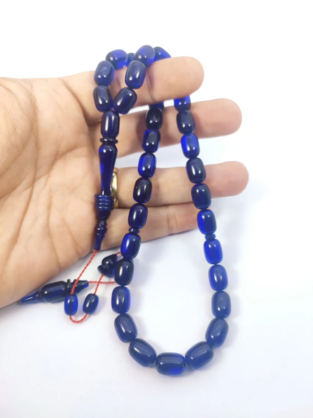 Ahmet Eryılmaz Usta Eseri̇ 0.6 Şeffaf Deli̇m İmame Halkalı Çi̇ft Ci̇lalı Alman Zar küçük resim 4