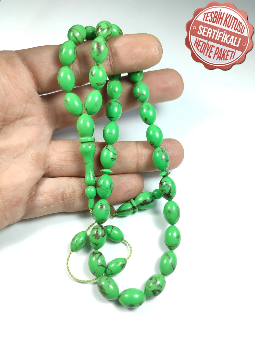 Fati̇h Erbabacan Usta İşi̇ İmzalı Mühürlü  Ari̇zona Fi̇ruze küçük resim 5