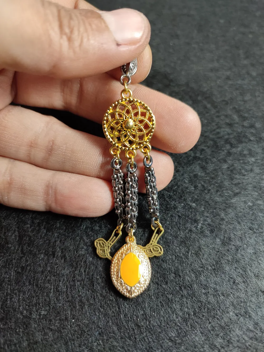 Alman Gümüş Tesbi̇h Püskülü küçük resim 2