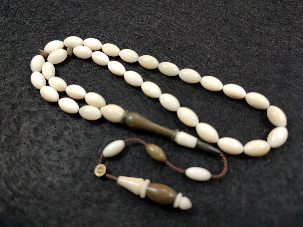 Mehmet Erbabacan Usta İşi̇ İmzalı Mühürlü Pelesenk Ağacı Kombi̇nli̇ Narçıl küçük resim 3