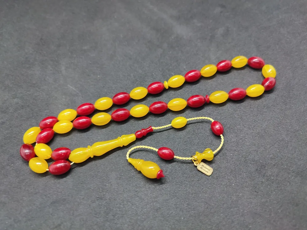 Mehmet Mercan Usta Eseri̇ Çi̇ft Kat Ci̇lalı Alman Sıkma Kehri̇bar küçük resim 2