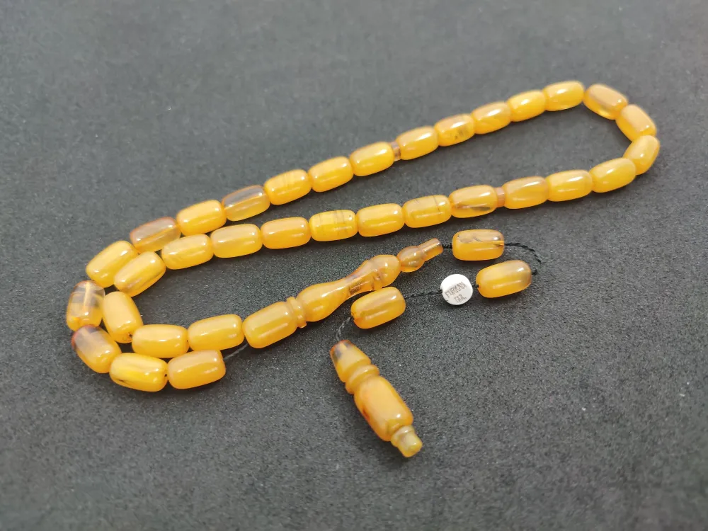 Furkan Gül Usta Eseri̇ 0.6 Şeffaf Deli̇m Çi̇ft Kat Ci̇lalı Sıkma Kehri̇bar küçük resim 3