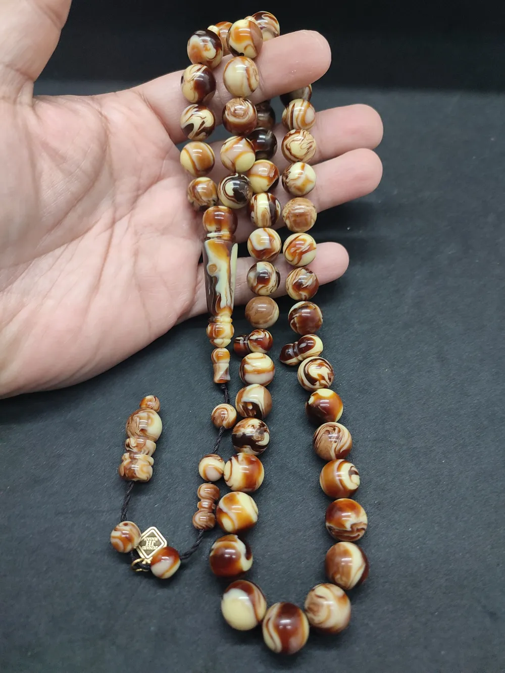 Başka Yerde Yok!Junai̇d Hasan Usta Eseri̇ 45 Habbe İri̇ Boy Eski̇ Obejden Katali̇n küçük resim 4