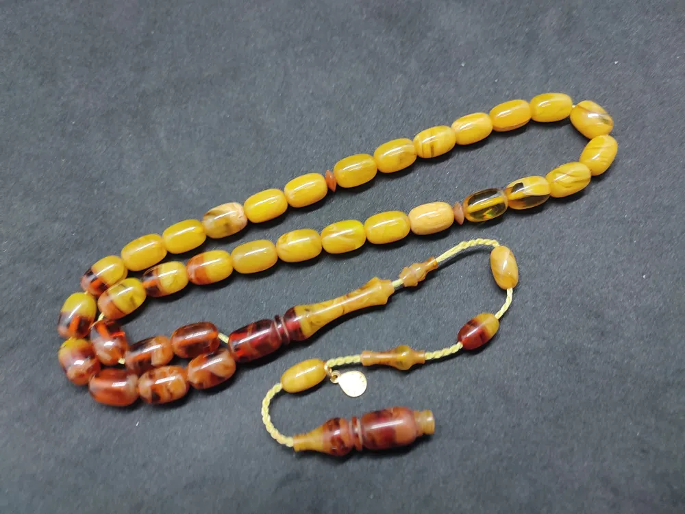 Ayhan Turan Usta Eseri̇ Ful Hare Ful Damar Eski̇ 0.6 Mm Deli̇m Sıkma Kehri̇bar