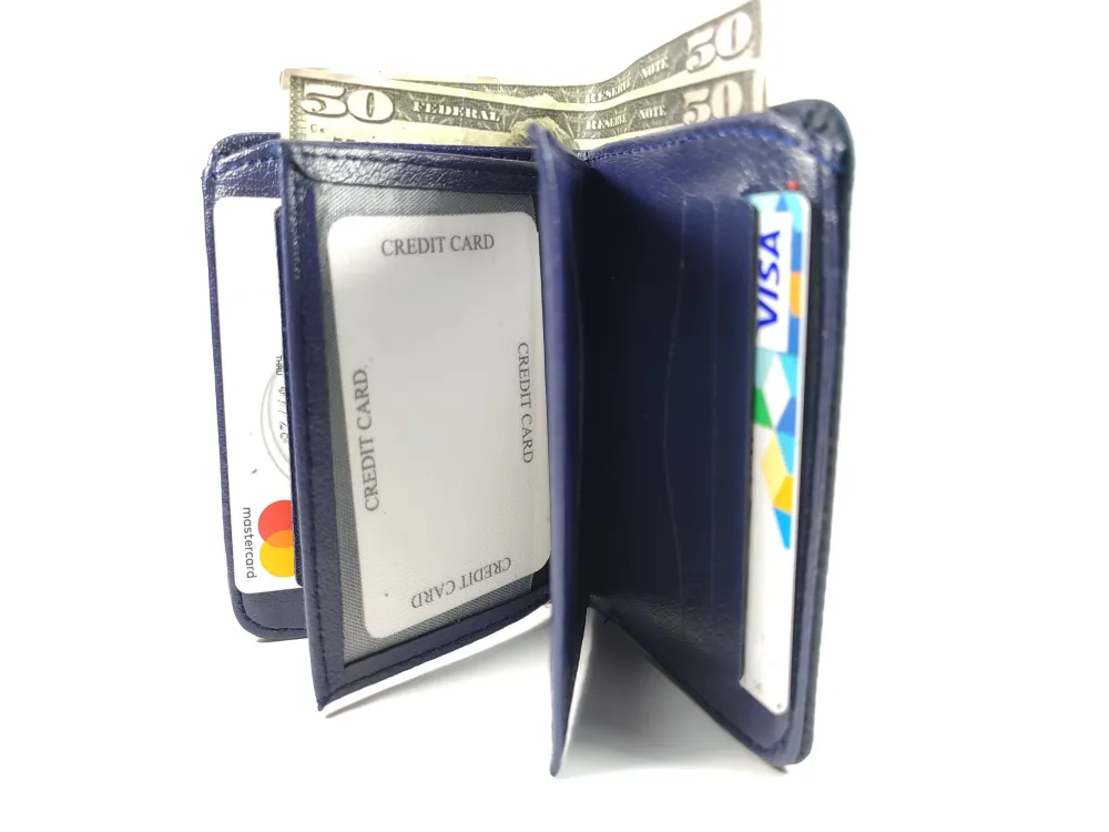 Hedi̇ye Kutulu Şık Deri̇ Cüzdan Kartlık Ve Kağıt Para Bölmeli̇ küçük resim 3