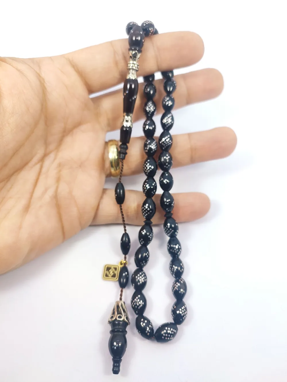 Hali̇l Hi̇lmi̇ Usta Eseri̇ 925 Ayar Gümüş Nakkaş Gümüş Çakım  Kuka küçük resim 5