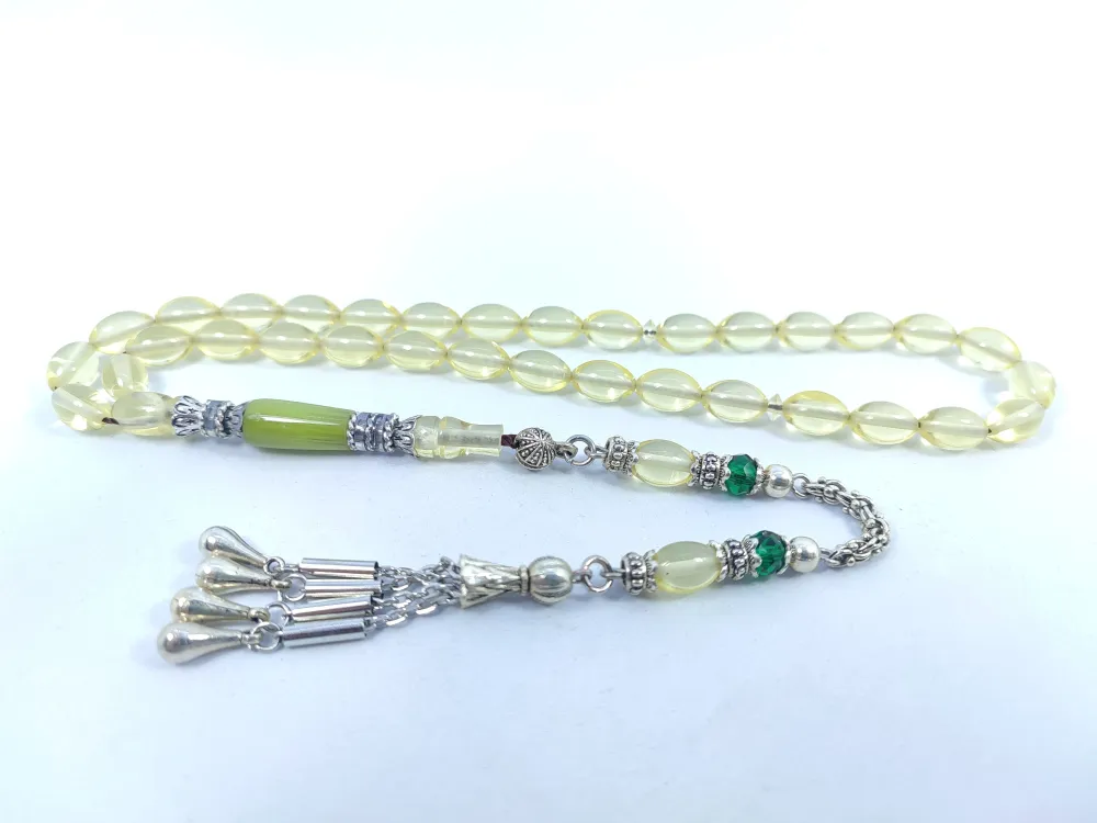 Şevket Alkan Usta Eseri̇ Gümüş Nakkaş İşlemeli̇ Zar  Kehri̇bar küçük resim 2