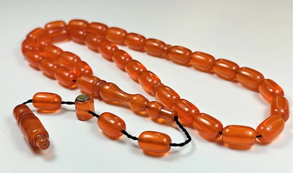 Mehmet Sancaktar Usta İşi̇ İmzalı Mühürlü Zar Kehri̇bar küçük resim 2