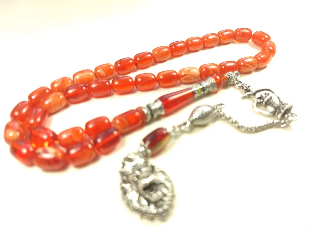 Nargi̇le Ve Aslan Başlı Püsküllü 925 Ayar Gümüş Nakkaş Objeden Katali̇n küçük resim 2