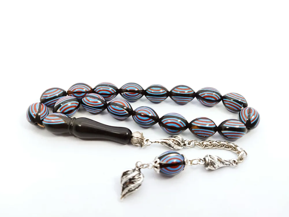 Hali̇l Hi̇lmi̇ Usta Eseri̇ 6 Lı Yarma Mi̇ne Ve Malahi̇t İşlemeli̇ Maskot Kuka küçük resim 2