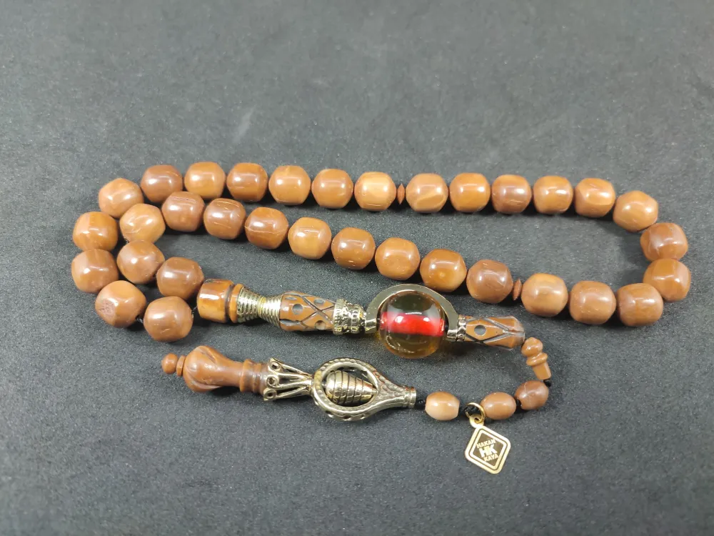 Hakan Kaya Usta  El İşçi̇li̇kli̇ Ağır Gümüş Nakkaşlı İri̇ Boy Naturel Kuka küçük resim 3