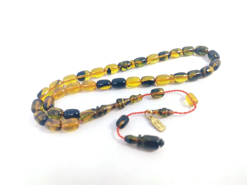 Ayhan Turan Usta Eseri̇ 0.6 Mm Deli̇m Halkalı İmame Tam El Boy Sıkma Kehri̇bar