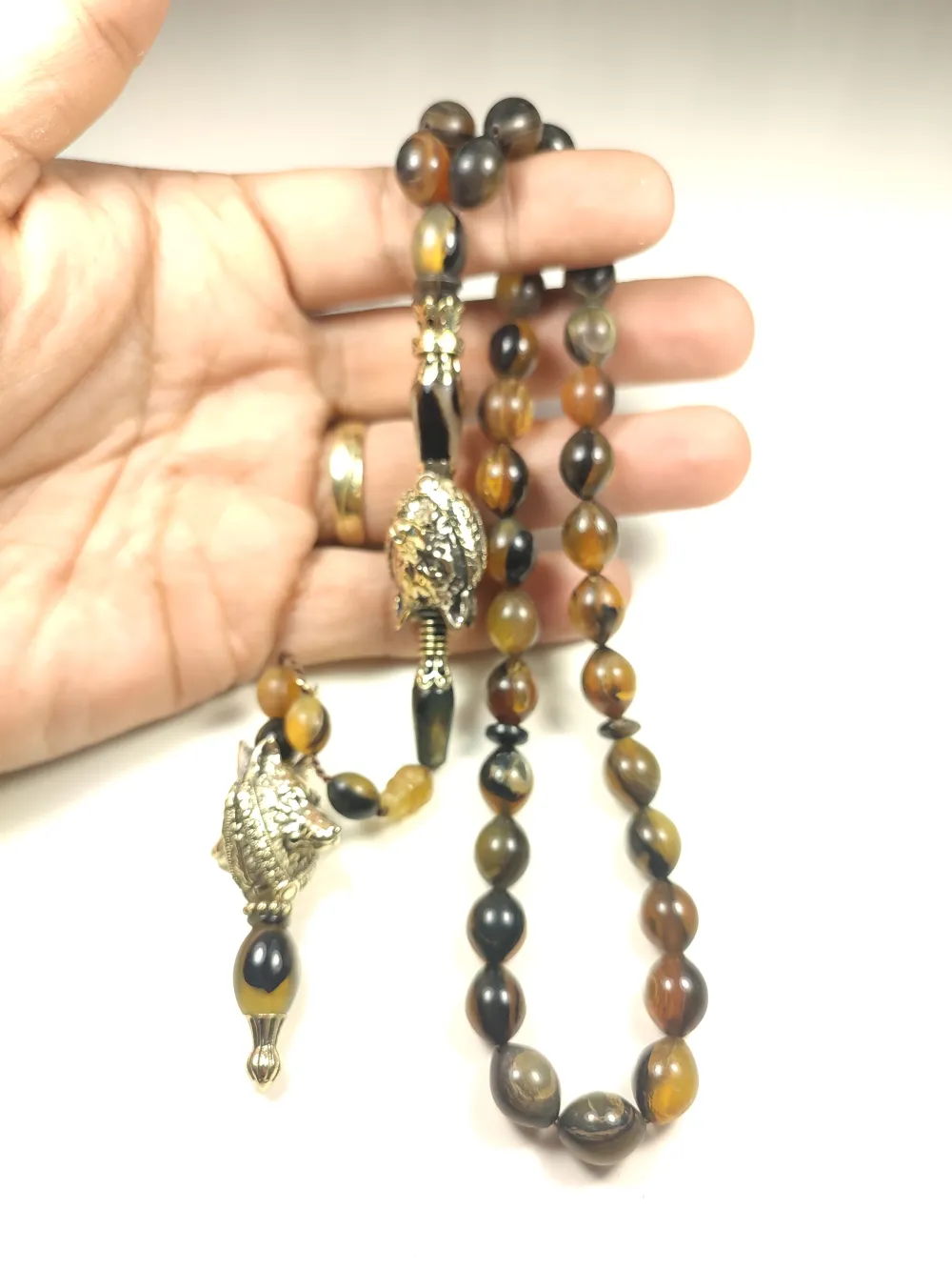 Başka Yerde Yok!!! Hali̇l Hi̇lmi̇ Usta Eseri̇ Gümüş Nakkaş İri̇ Boy Caretta Caretta küçük resim 4