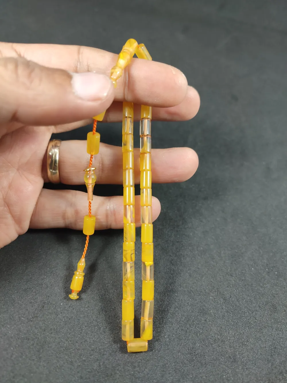 Mehmet Mercan Usta Eseri̇ Bi̇lek Boy Ok Gi̇bi̇ Kesme Sıkma Kehri̇bar küçük resim 5