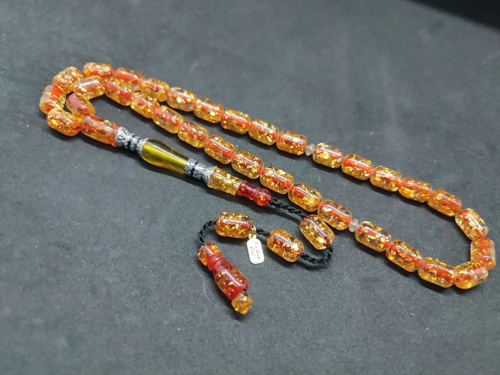 Furkan Gül Usta Eseri̇ Gümüş Nakkaş Altın Varaklı  Ateş-İ Kehri̇bar küçük resim 3