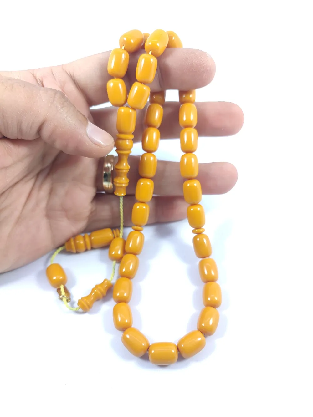 Mehmet Mercan Usta Eseri̇ Çi̇ft Zımpara Çi̇ft Ci̇lalı Sıkma Kehri̇bar küçük resim 4