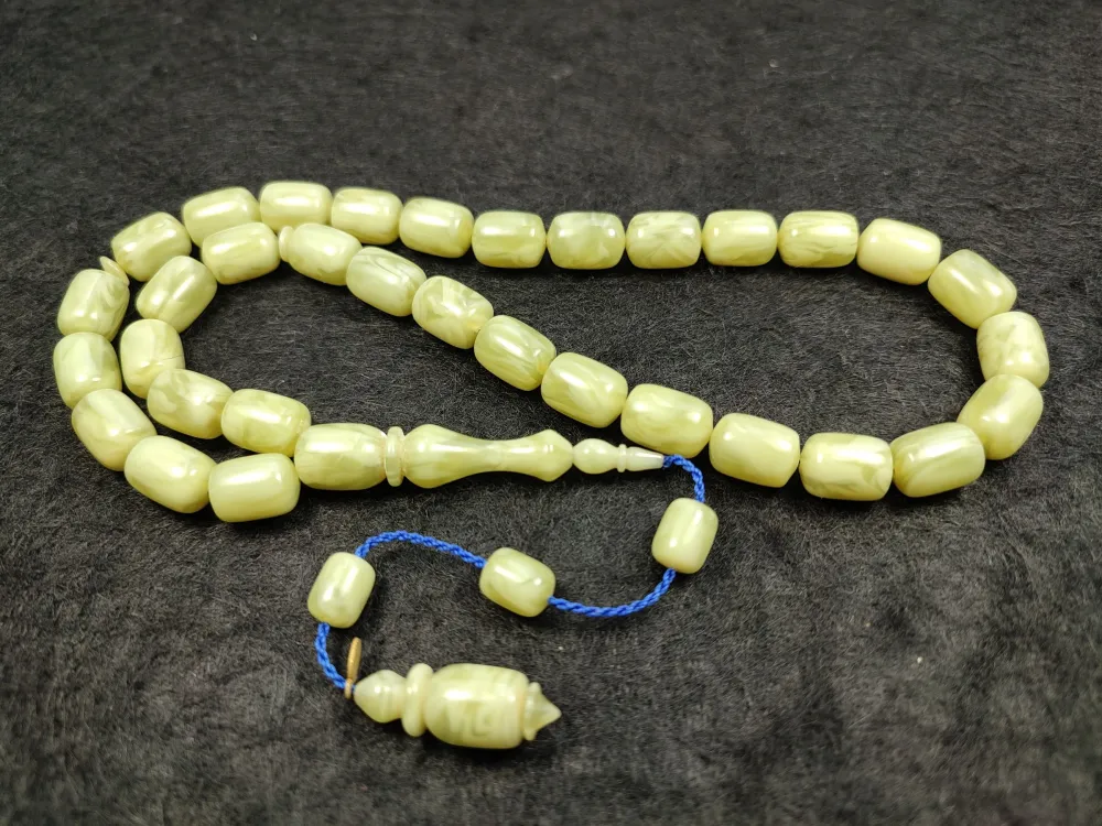 Dalgıç Usta İşi̇ İmzalı Mühürlü  Fransız  Galali̇t küçük resim 3