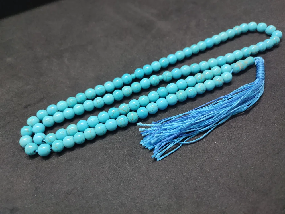 Başka Yerde Yok!!!  Naturel Ari̇zona Fi̇ruze Namaz Tesbi̇hi̇ küçük resim 3