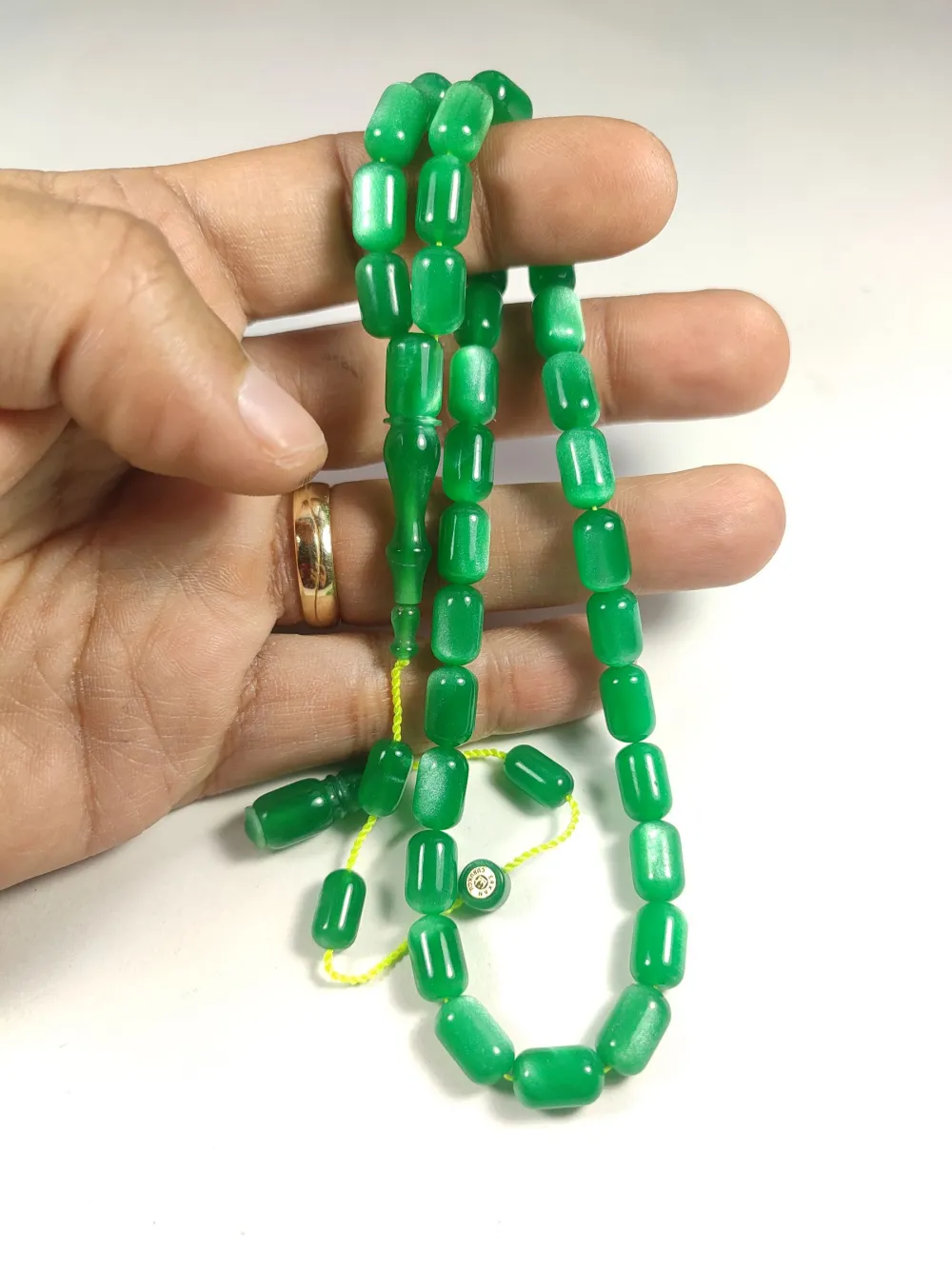 Erkan Çubukçu Usta İşi̇ İmzalı Multi̇ Color  Sıkma Kehri̇bar küçük resim 5