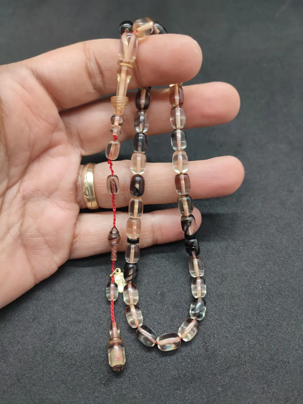 Furkan Gül Usta Eseri̇ El Boy İmame Halkalı Ateş-İ Kehri̇bar küçük resim 4