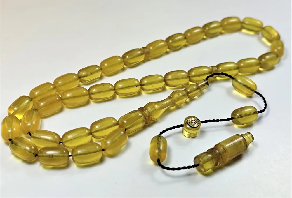 Mehmet Sancaktar Usta İşi̇ İmzalı Mühürlü Zar Kehri̇bar küçük resim 3