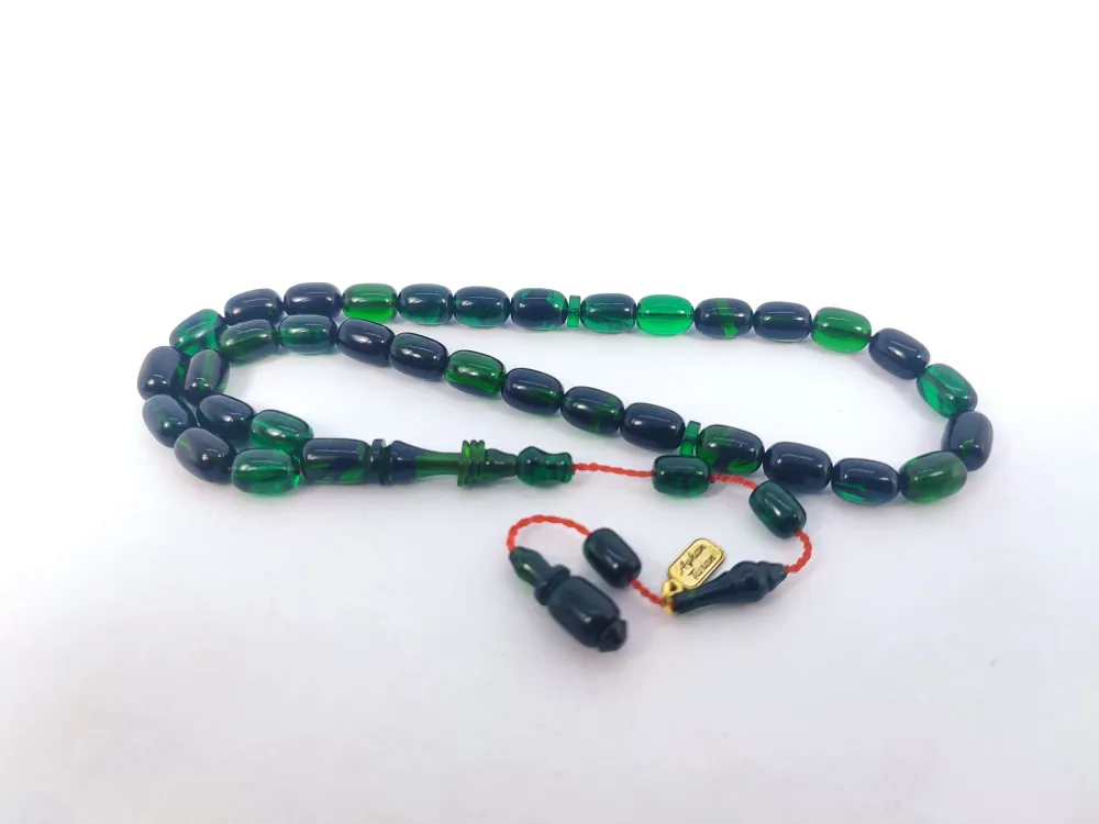 Ayhan Turan Usta Eseri̇ 0.6 Mm Deli̇m Halkalı İmame Tam El Boy Sıkma Kehri̇bar küçük resim 3