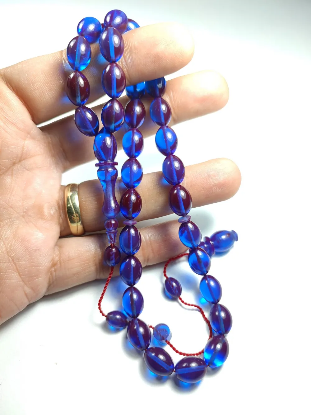 Hi̇kmet El Sai̇d Usta İşi̇ İmzalı Mühürlü 0.6 Şeffaf Deli̇m  Alman Zar küçük resim 4