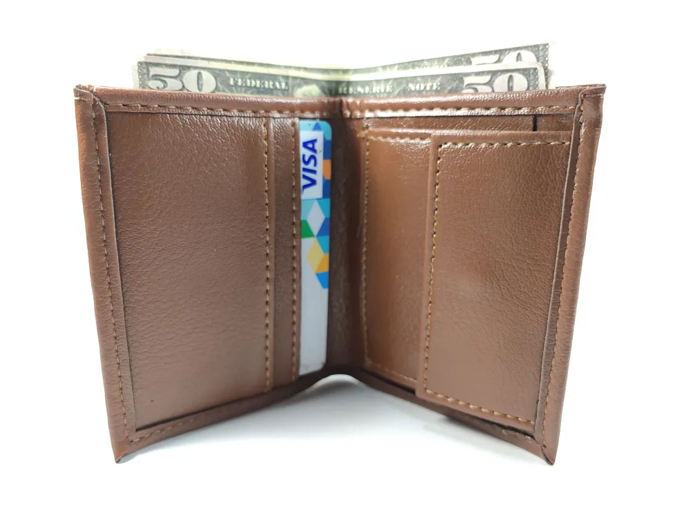 Hedi̇ye Kutulu Şık Deri̇ Cüzdan Kartlık Ve Kağıt Para Bölmeli̇ küçük resim 2