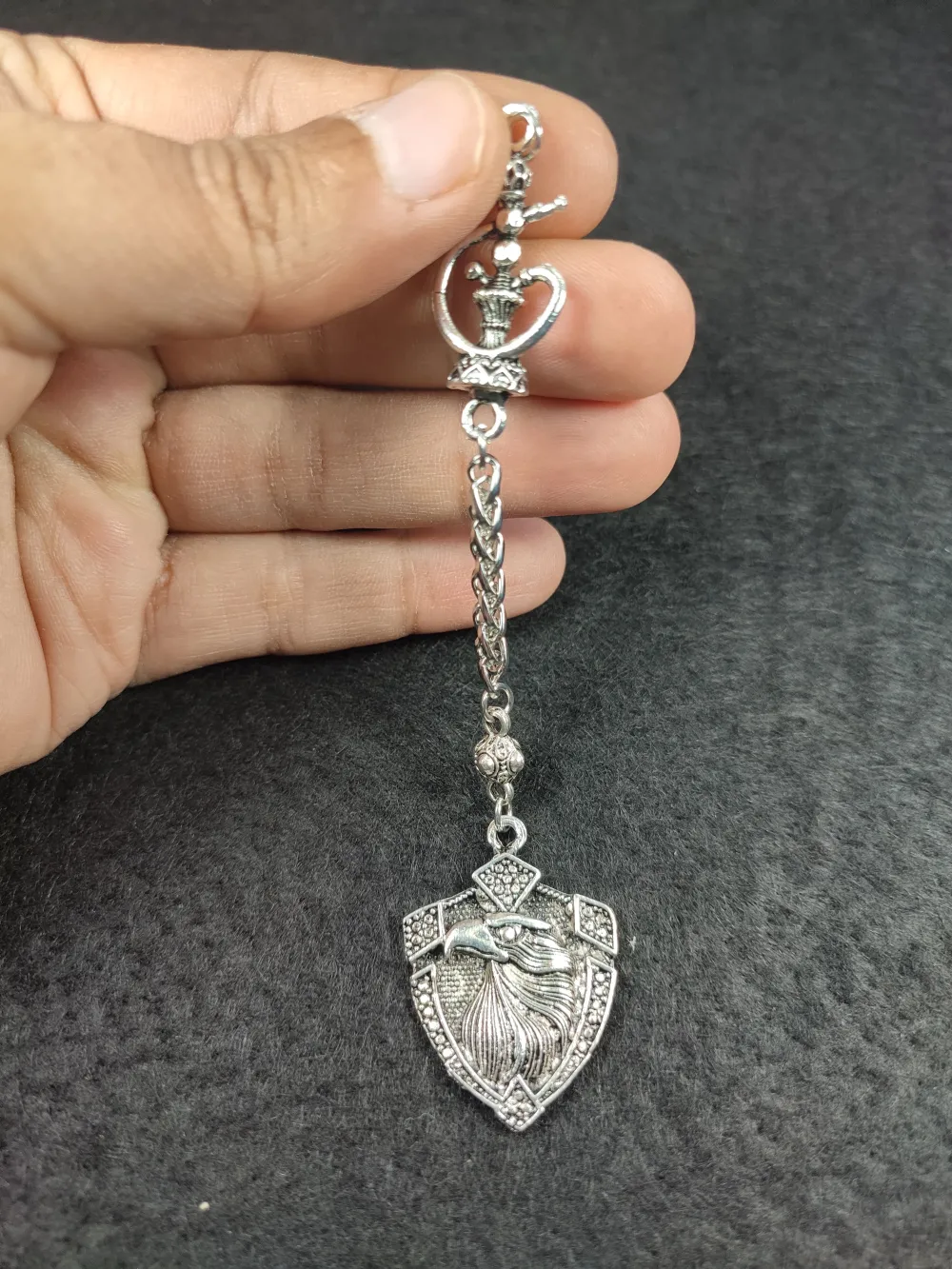 Usta İşçi̇li̇kli̇ 0.5 Mi̇kron 925 Ayar Gümüş Kaplama Tesbi̇h Püskülü