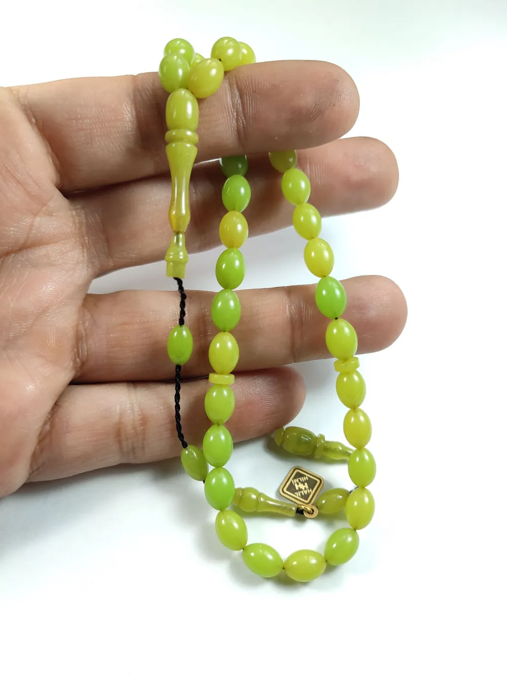 Hali̇l Hi̇lmi̇ Usta İşi̇ İmzalı 06 Deli̇m Bi̇lek Boy Sıkma Kehri̇bar küçük resim 4