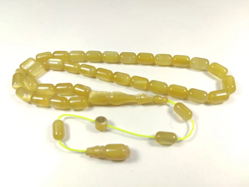 Erkan Çubukçu Usta İşi̇ İmzalı Multi̇ Color  Sıkma Kehri̇bar küçük resim 2